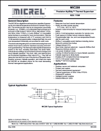 Click here to download MIC280-6YM6 Datasheet