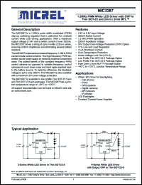 Click here to download MIC3287YD5 Datasheet