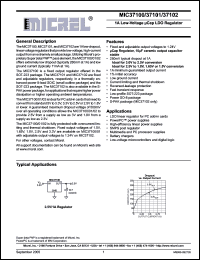 Click here to download MIC37100-1.5WS Datasheet