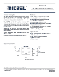Click here to download MIC37252WR Datasheet