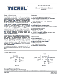 Click here to download MIC39151-1.8WT Datasheet