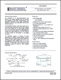 Click here to download MIC49500-0.9WR Datasheet