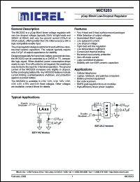 Click here to download MIC5203-3.8YM4 Datasheet