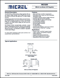 Click here to download MIC5209-5.0YS Datasheet