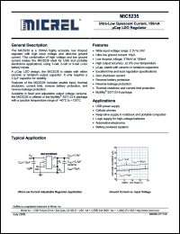 Click here to download MIC5235-2.7YM5 Datasheet