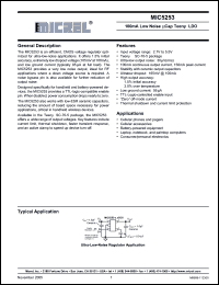 Click here to download MIC5253-2.5YC5 Datasheet