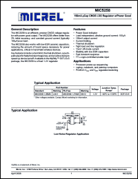 Click here to download MIC5258-1.2YM5 Datasheet