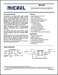 Click here to download MIC5259-1.5YD5 Datasheet