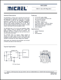 Click here to download MIC5265-1.85YD5 Datasheet