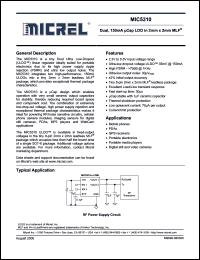 Click here to download MIC5310-NNYML Datasheet