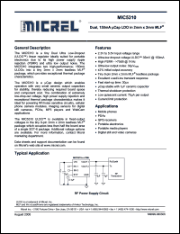 Click here to download MIC5310-GFYML Datasheet