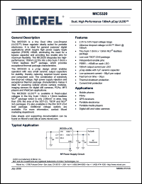 Click here to download MIC5320-SGYD6 Datasheet