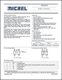 Click here to download MIC6270YM5 Datasheet