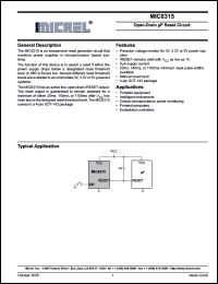 Click here to download MIC6315-26D4UY Datasheet