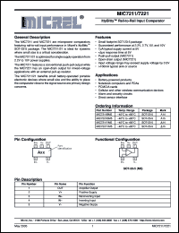 Click here to download MIC7211YM5 Datasheet