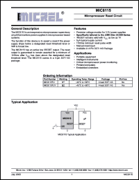 Click here to download MIC8115TUY Datasheet
