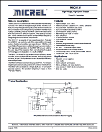 Click here to download MIC9131YQS Datasheet