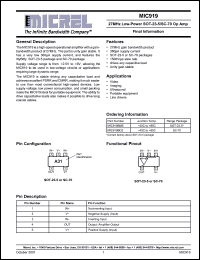 Click here to download MIC919 Datasheet