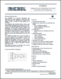 Click here to download SY58603UMGTR Datasheet
