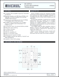 Click here to download SY69952ZH Datasheet