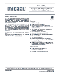 Click here to download SY87700AL Datasheet