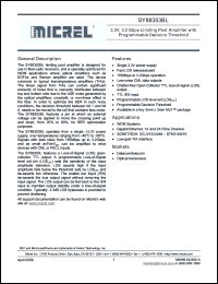 Click here to download SY88353BLMG Datasheet