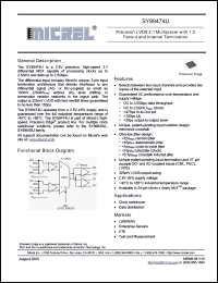 Click here to download SY89474UMG Datasheet