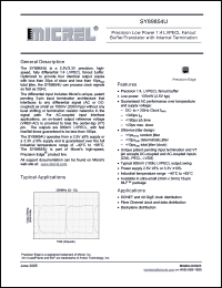 Click here to download SY89854UMGTR Datasheet
