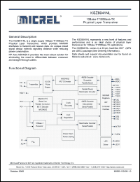 Click here to download KSZ8041NLI Datasheet