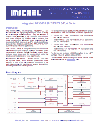 Click here to download KSZ8873FLL Datasheet