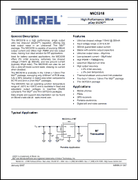 Click here to download MIC5318-18YD5 Datasheet