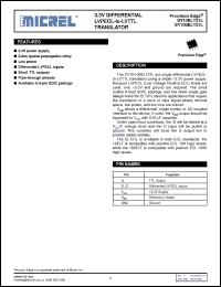 Click here to download SY100ELT21LZC Datasheet