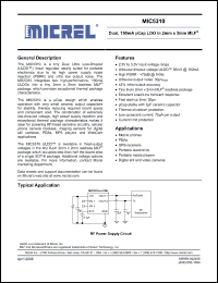 Click here to download MIC5310-2.6 Datasheet