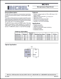 Click here to download MIC1815_05 Datasheet