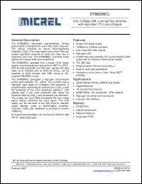 Click here to download SY88289CLMG Datasheet
