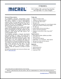 Click here to download SY88289CLMGTR Datasheet