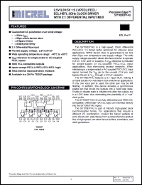 Click here to download SY100EP14UK4I Datasheet
