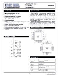 Click here to download SY100S324FC Datasheet