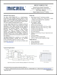 Click here to download MIC2174C-1YMM Datasheet