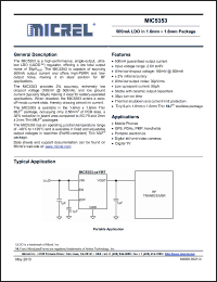 Click here to download MIC5353-3.0YMT Datasheet