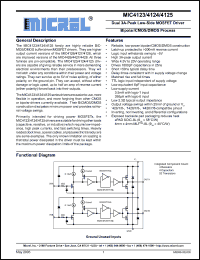 Click here to download MIC4125YME Datasheet