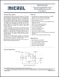 Click here to download MIC4103 Datasheet