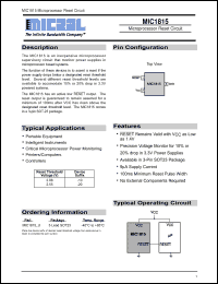 Click here to download MIC1815_U Datasheet