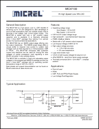 Click here to download MIC47100-0.8YMME Datasheet