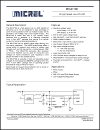 Click here to download MIC47100-0.8YML Datasheet