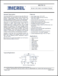 Click here to download MIC79110_07 Datasheet