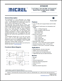 Click here to download SY54023R Datasheet