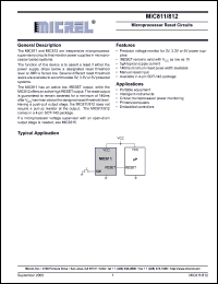 Click here to download MIC812 Datasheet