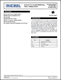 Click here to download SY100ELT20VZG Datasheet