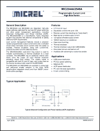 Click here to download MIC2548A-1YM Datasheet